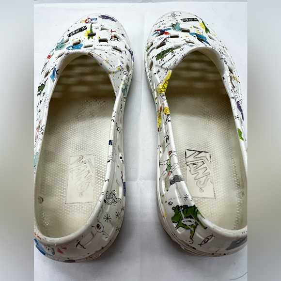 Daniel Johnston Vans Slip On Trek Slides ( Austin TX release only) (MB2) RARE - Picture 8 of 10